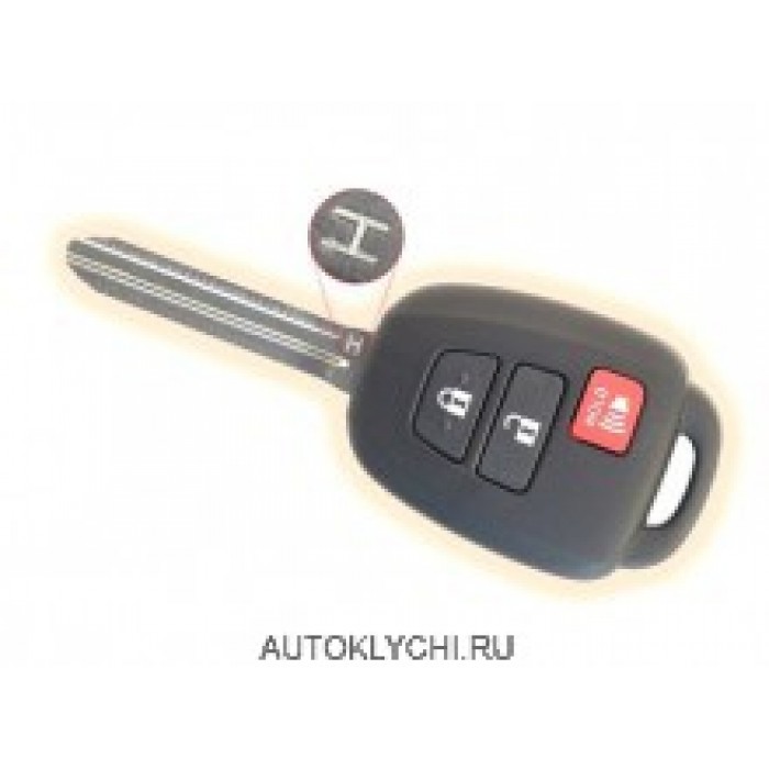 РАВ 4 Тойота дистанционный ключ - чип Н - 3 кнопки с 2013 года (Ключи Toyota) (код 2856)