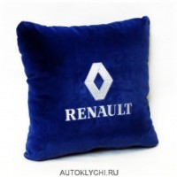 Подушки с логотипом марки автомобиля RENAULT