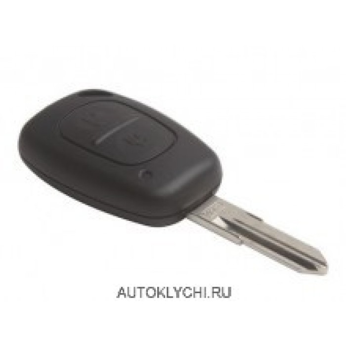 Корпус ключа Рено Ниссан 2 кнопки (Ключи Renault) (код 2575)