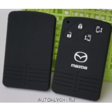 Силиконовый чехол черный для Mazda 5 6 8 M8 CX-7 CX-9 смарт-карты 4 кнопки