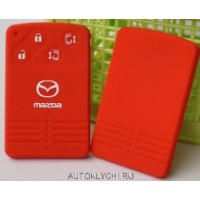 Силиконовый чехол красный для Mazda 5 6 8 M8 CX-7 CX-9 смарт-карты 4 кнопки
