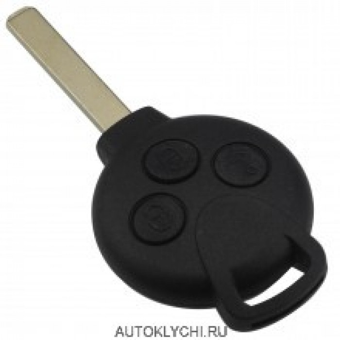 Корпус ключа для Mercedes-Benz Smart Fortwo 451, 3 кнопки (Ключи Mercedes) (код 3241)
