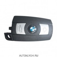 Смарт ключ BMW c 2010 года выпуска с тремя кнопками, 868Мгц - черный