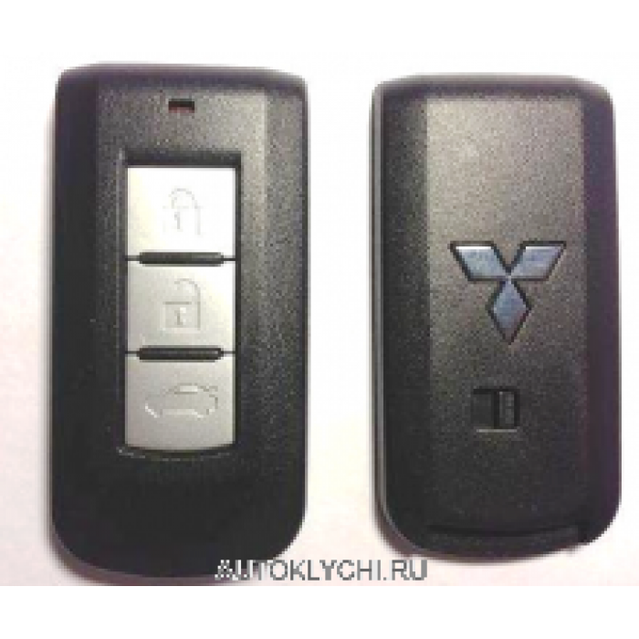 Mitsubishi корпус смарт ключа 3 кнопки с лезвием MIT11R (Ключи Mitsubishi) (код 2249)