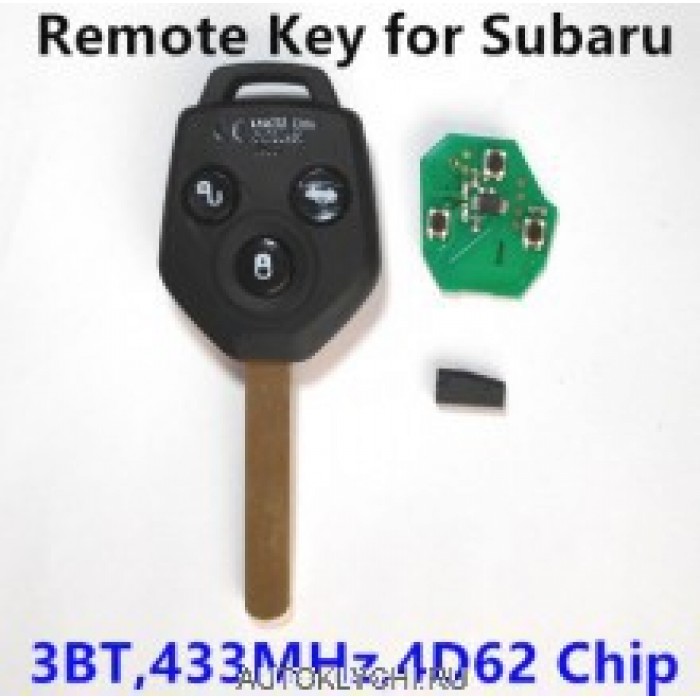 Ключ 433 МГц 4D62 Чип для Subaru Forester 2008-2013 Legacy Outback 2009-2014 (Ключи Subaru) (код 2691)