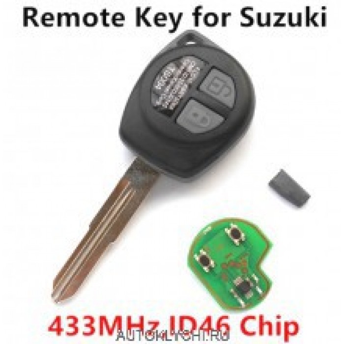 Дистанционного ключа автомобиля SUZUKI Aerio Jimny SX4 ALTO SWIFT IGNIS Vitara XL7 Keyless 433 МГц T002 T004 (Ключи Suzuki) (код 2696)