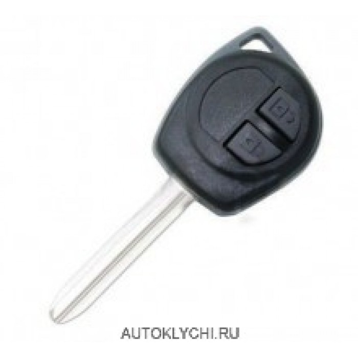 Корпус дистанционного ключа 2 кнопки для SUZUKI Grand Vitara Swift с резиновыми кнопками (Ключи Suzuki) (код 2697)