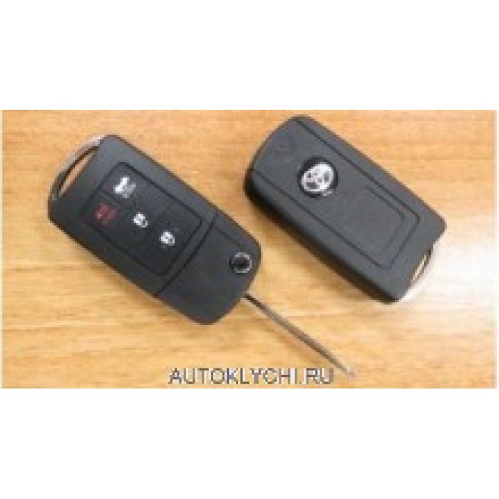 Корпус выкидного ключа для TOYOTA, 3+1 кнопка "паника", 2012 -, toy43 (Тип10) (Ключи Toyota) (код 1397)