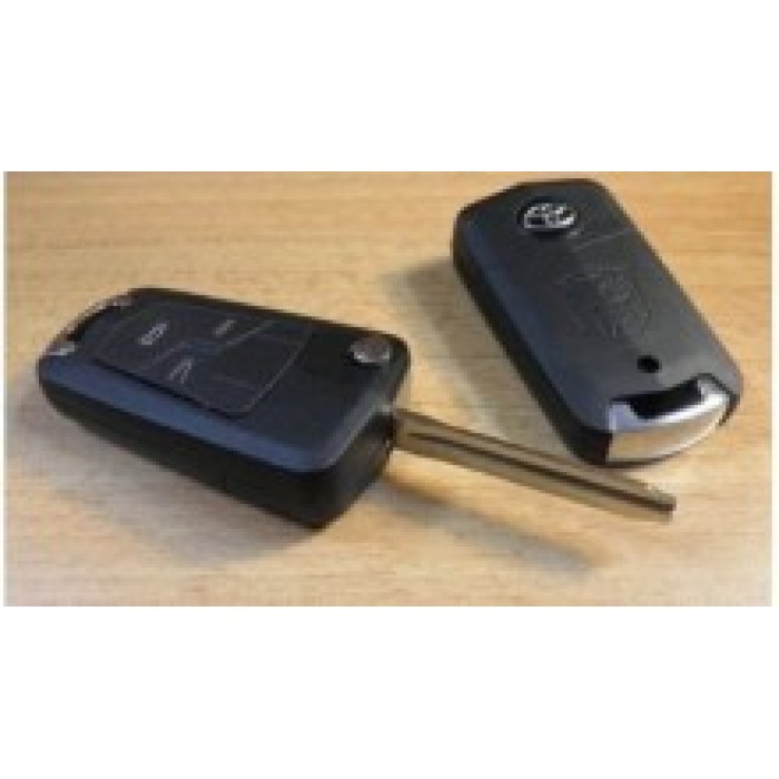 Корпус выкидного ключа зажигания для TOYOTA, 3 кнопки, стиль OPEL (toy43) (Ключи Toyota) (код 508)