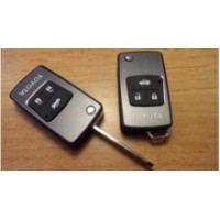Корпус выкидного ключа для TOYOTA, 3 кнопки, toy43, стиль CAMRY (Тип4)