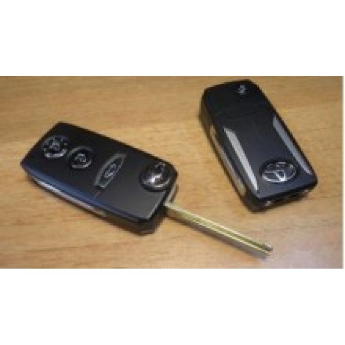 Корпус выкидного ключа для TOYOTA, 3 кнопки, toy43, стиль CAMRY (Тип3) (Ключи Toyota) (код 494)