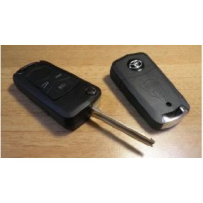 Корпус выкидного ключа зажигания для TOYOTA, 3 кнопки, стиль OPEL, toy43 (Тип2) (Ключи Toyota) (код 697)