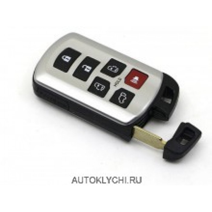 Корпус ключа для Toyota Sienna 2011-2015 год 6 кнопок (Ключи Toyota) (код 2974)