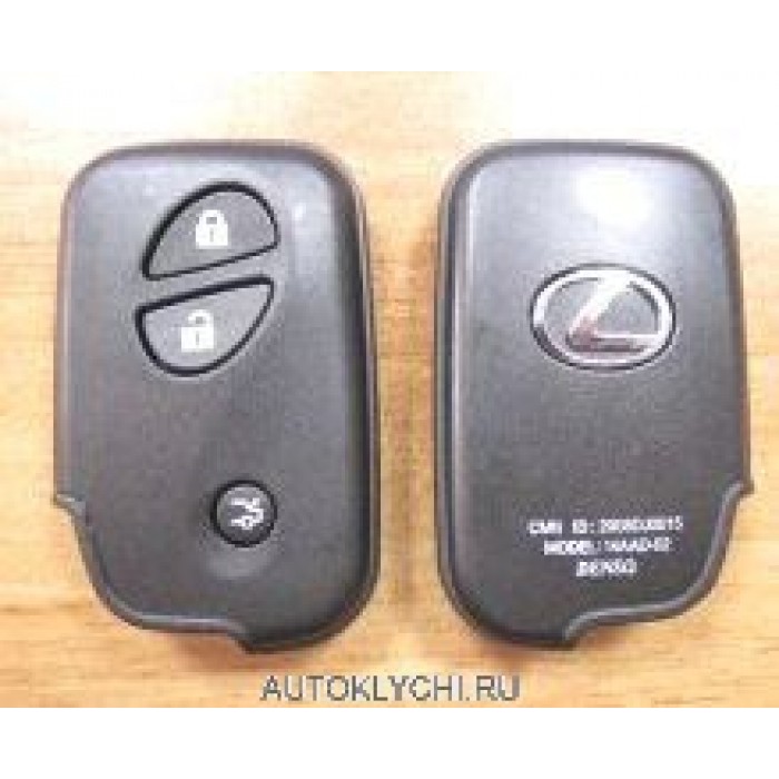 Lexus корпус смарт ключа 3 кнопки (Ключи Lexus) (код 2110)
