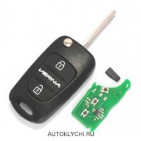 Выкидной ключ для Hyundai VERNA Keyless Entry Fob 433 МГц ID46 Чип