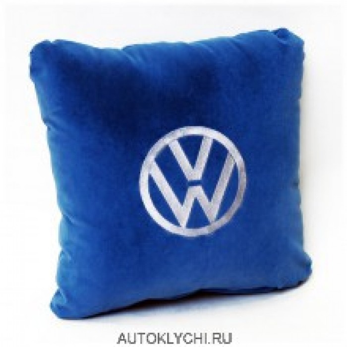 Подушки с логотипом марки автомобиля VW (Автомобильные подушки) (код 1782)