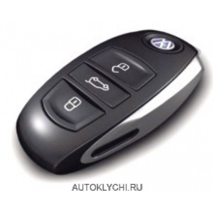 VW смарт ключ Touareg ID46 PCF7945AC 433 МГц 3 кнопки 7P6959754AL (Ключи Volkswagen) (код 2826)