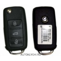 Дистанционный ключ VW 3 кнопки. ID48 433MHz номер 5K0 837 202