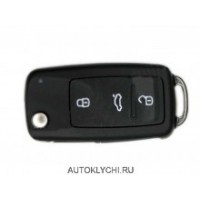 Дистанционный ключ VW три кнопки. ID48 433MHz номер 5K0 837 202 D